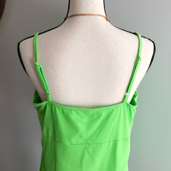 No Boundaries Lime Green Padded Tank Top Size XXL - Picture 4 of 7